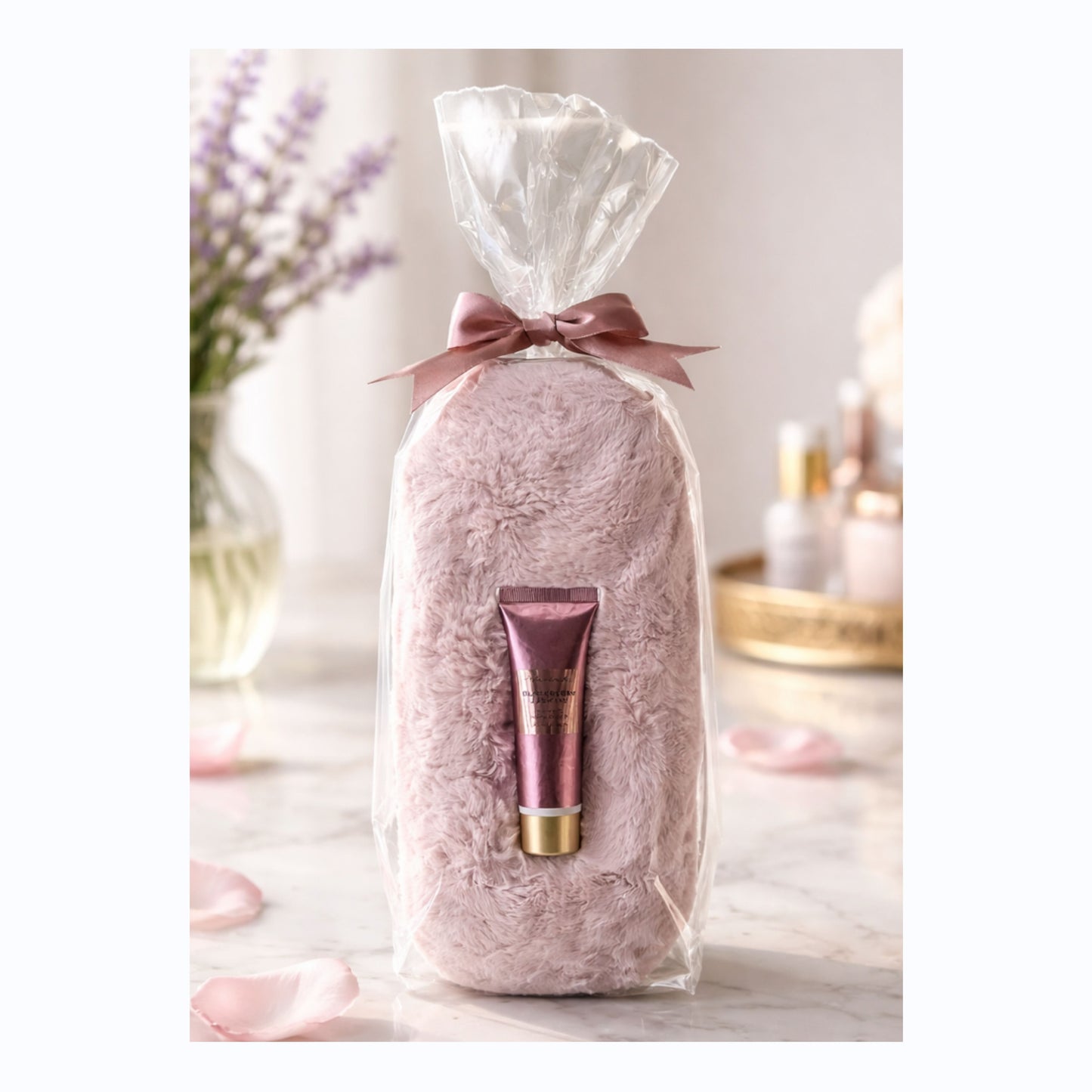 Minky Slipper Set – Blush