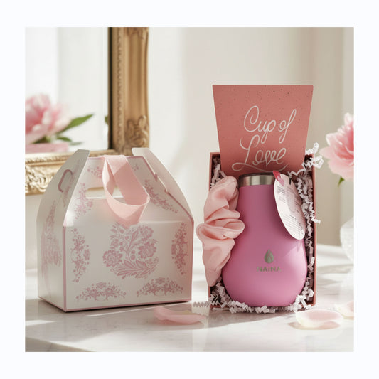 Tea & Tumbler Gift Set - Pink Toile