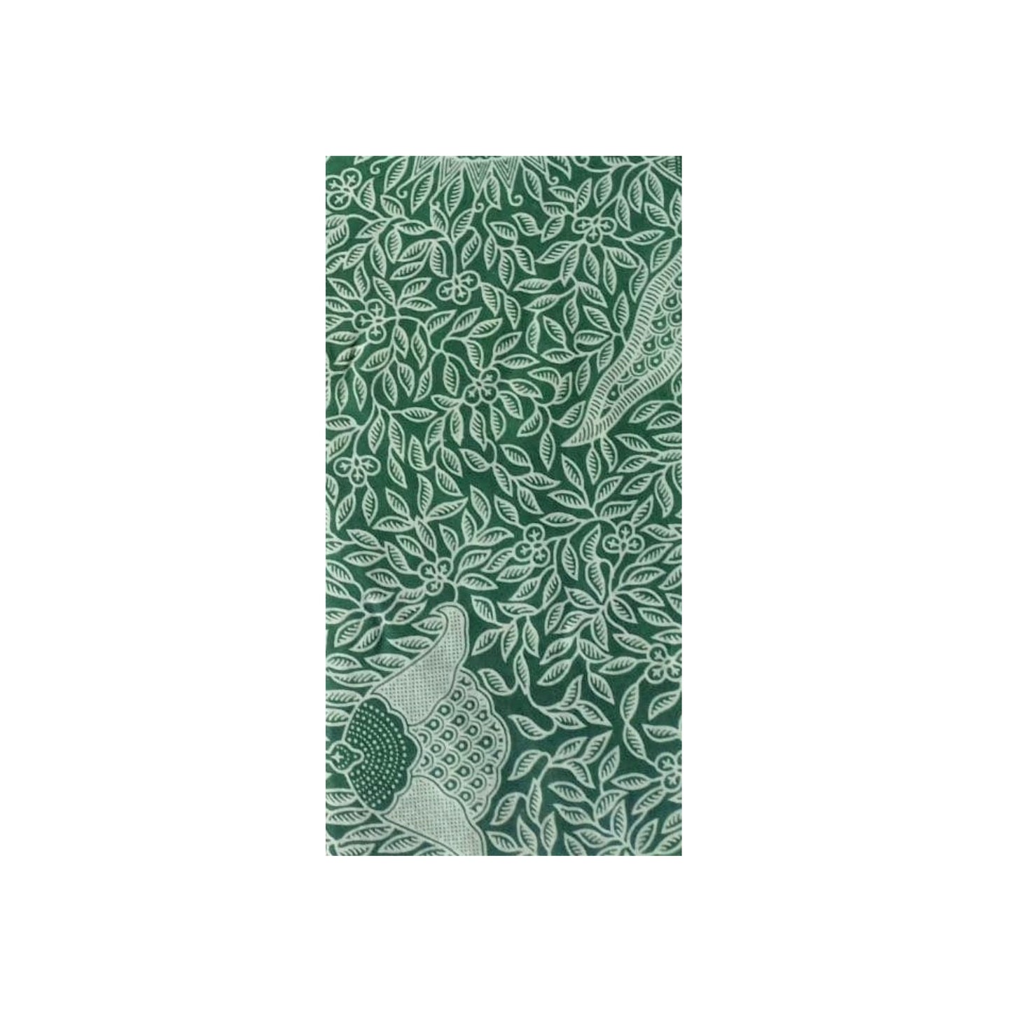 Bali Bag- White/Green Batik