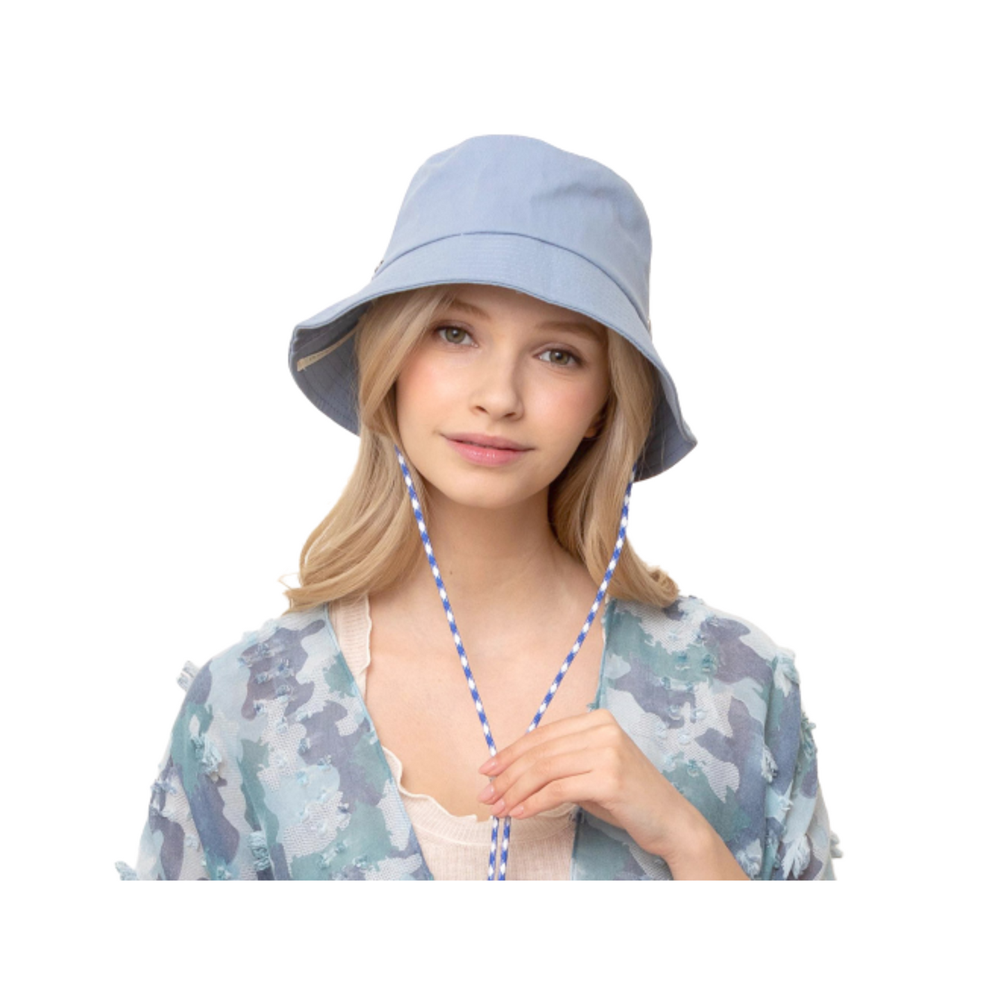 Sophie Bucket Hat/Light Blue