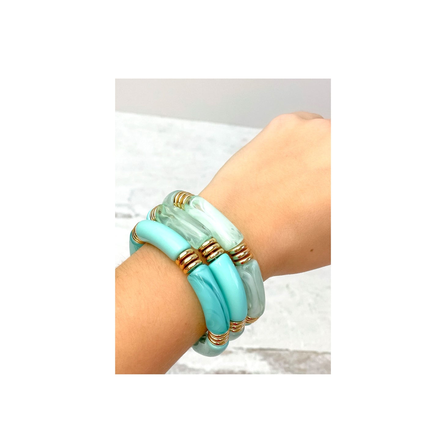 Mint Bangles- Set of Three