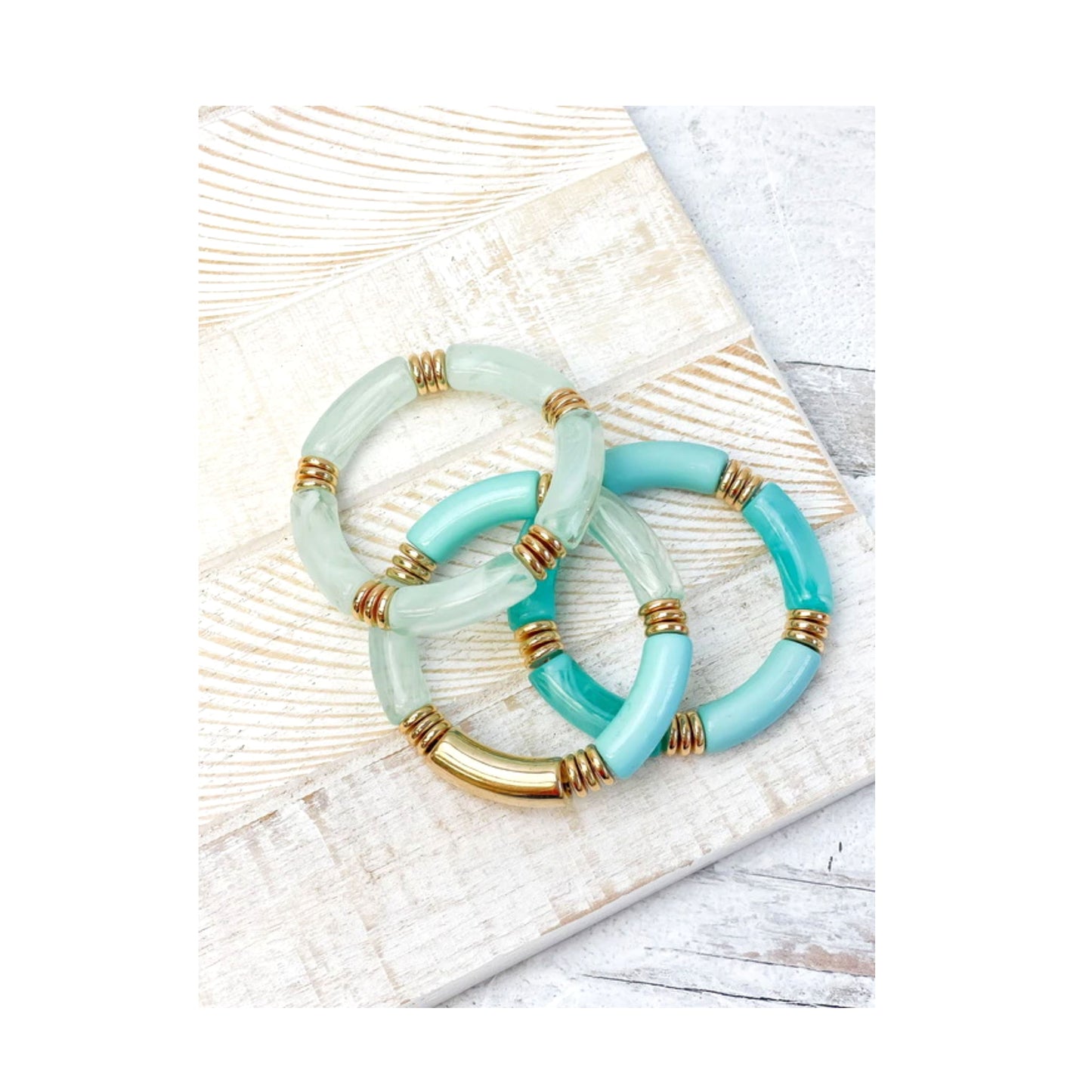 Mint Bangles- Set of Three