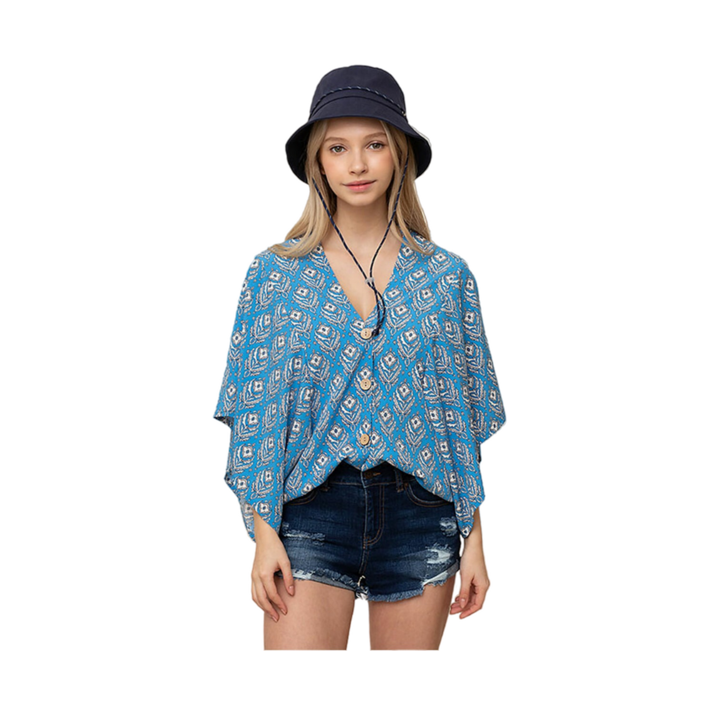 Sophie Bucket Hat/Navy
