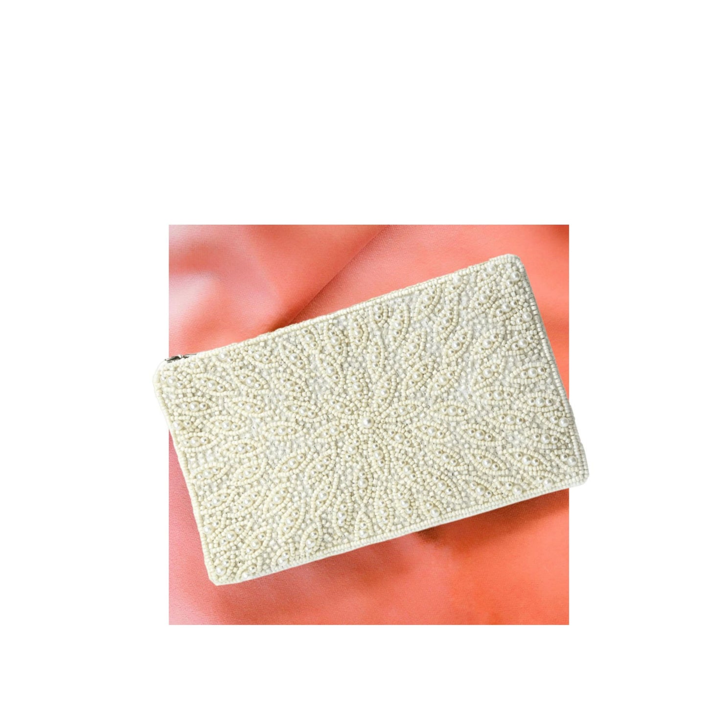 Liya Pearl Flower Purse