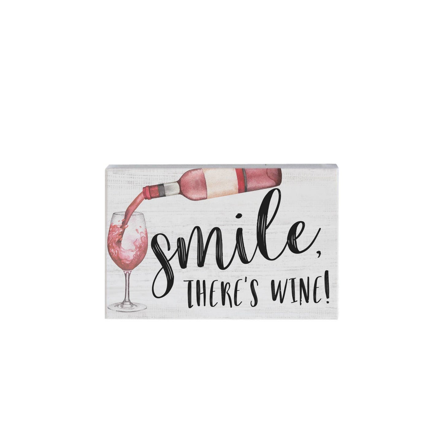 Wine Decorative Wooden Block