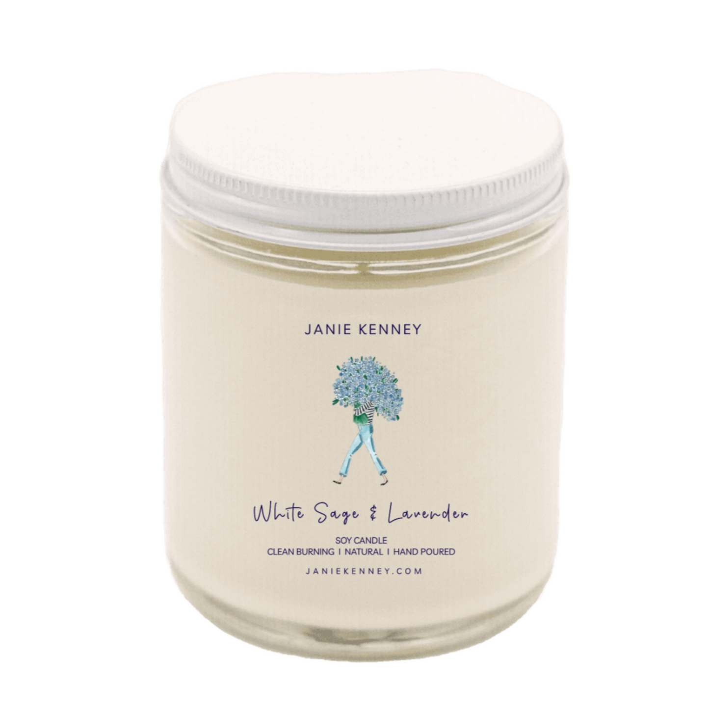 White Sage & Lavender Soy Candle