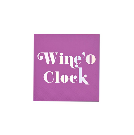 Wine O'Clock Cocktail Napkins