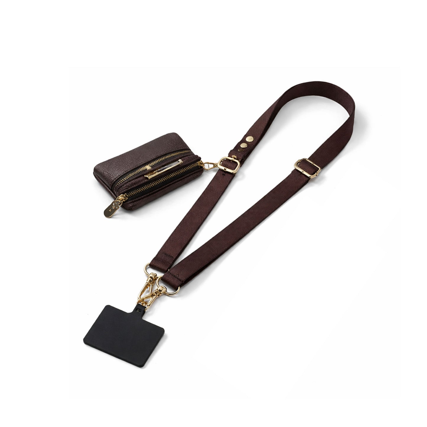 Clip & Go Phone Strap – Brown