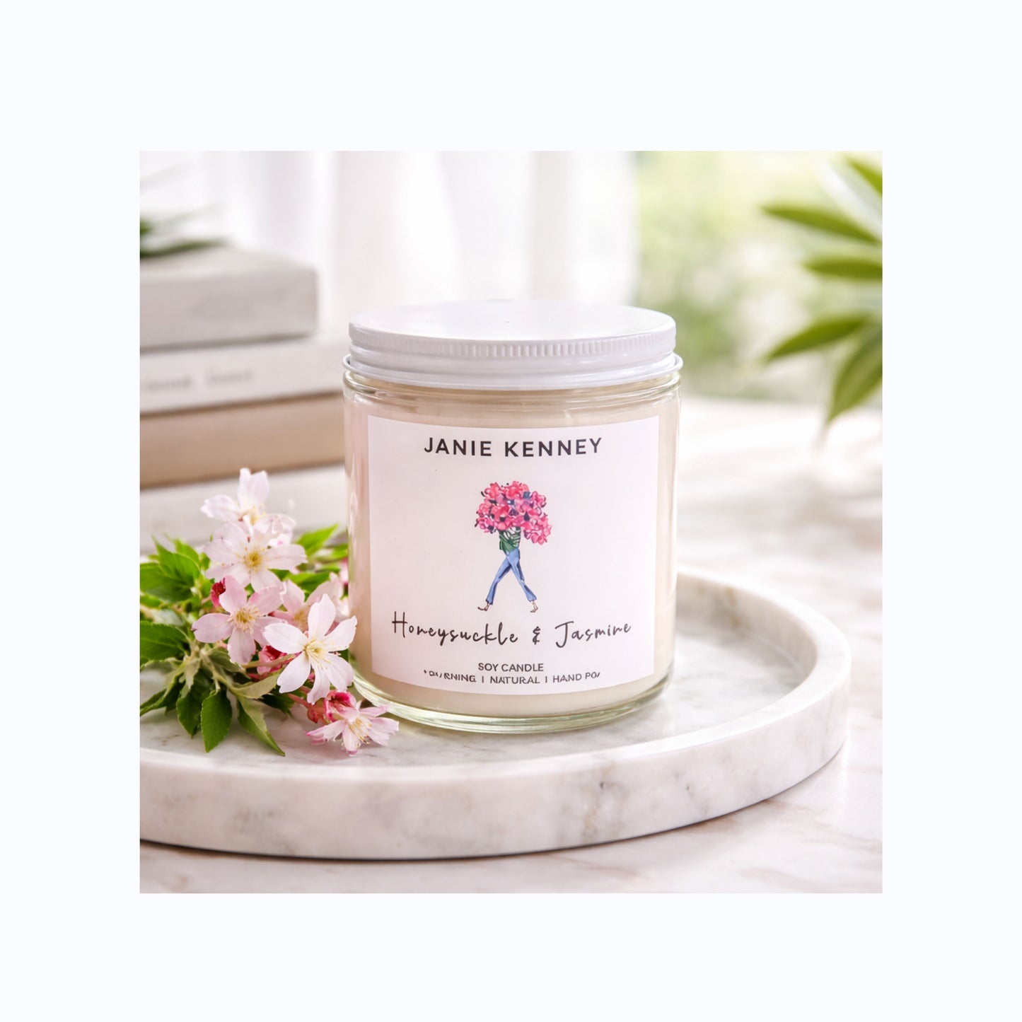 Tea Towel & Candle Gift Set