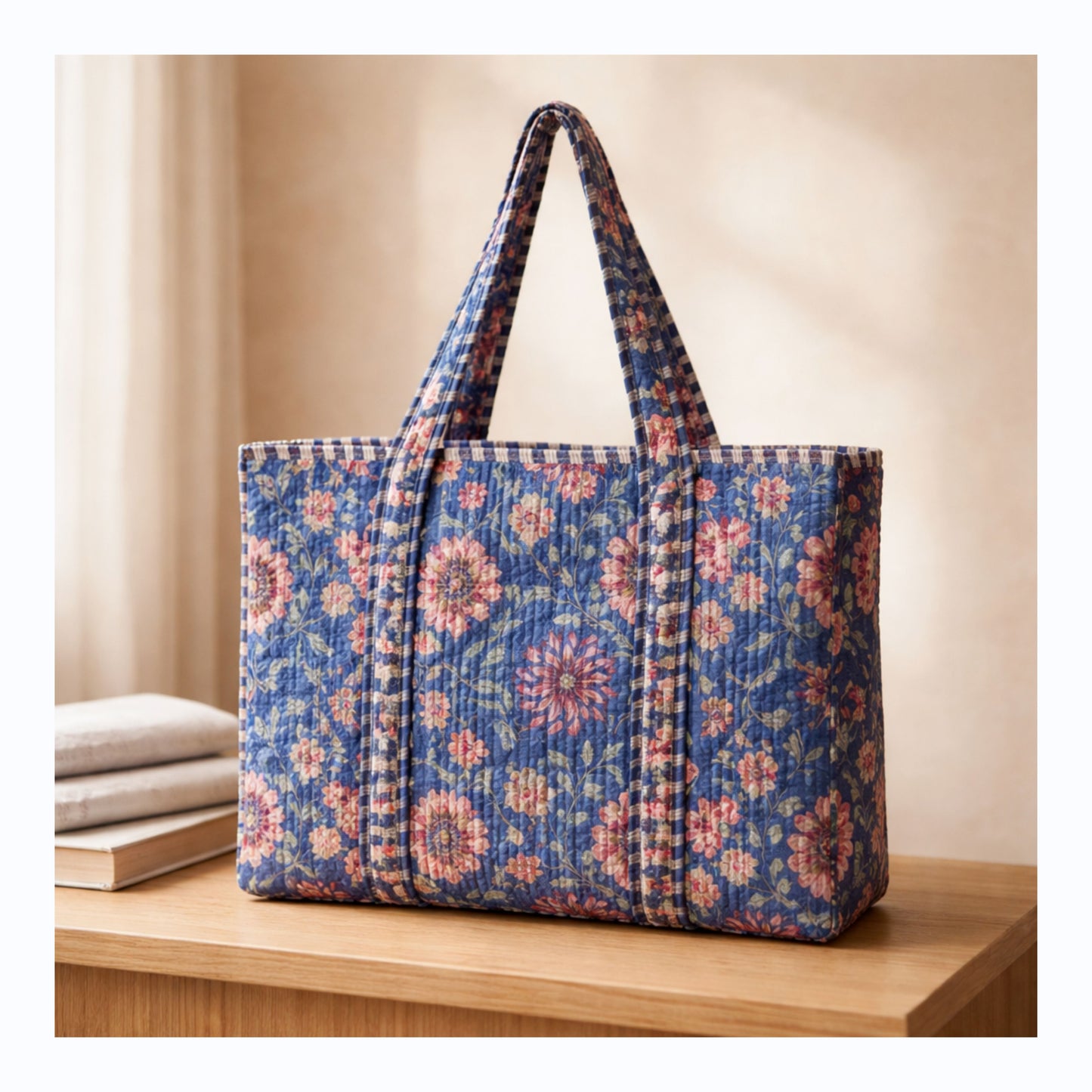 Blue Dahlia Tote