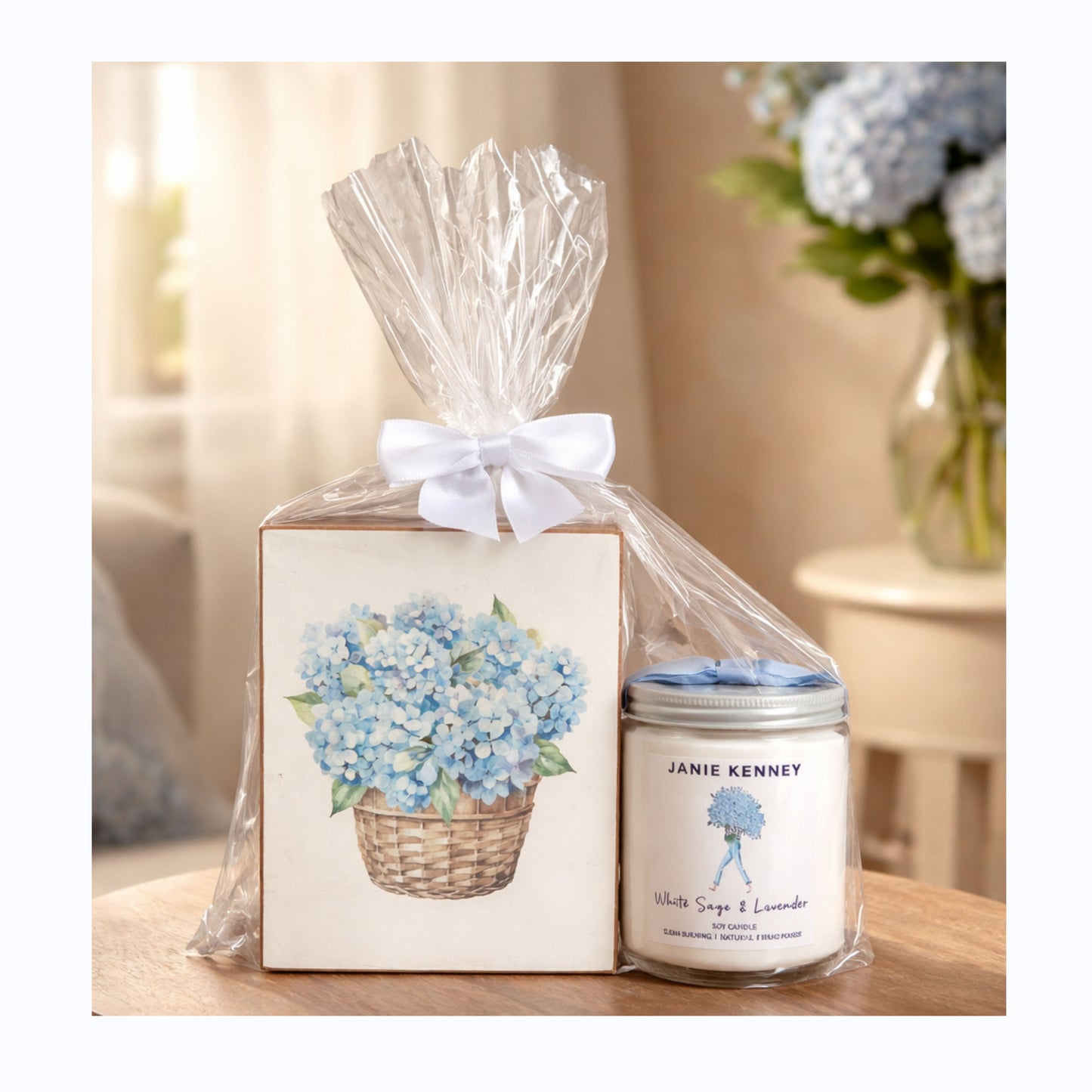 Blue Hydrangea Gift Set