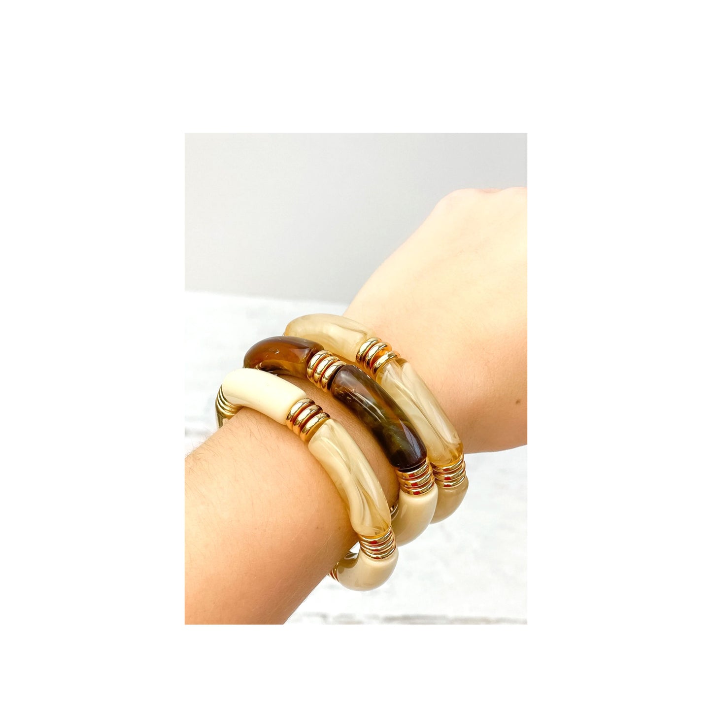 Tortoise Bangles- Set of Three