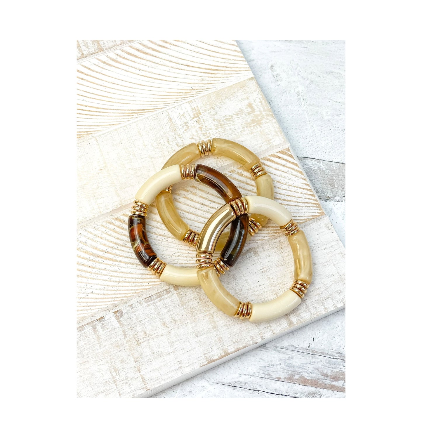 Tortoise Bangles- Set of Three