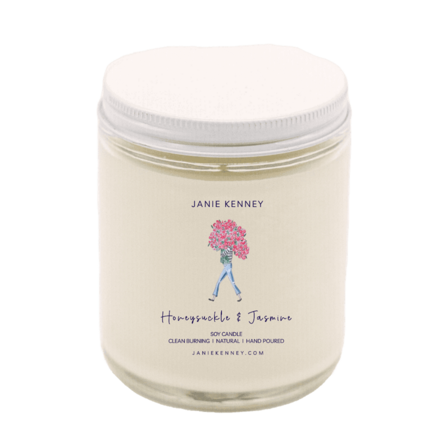 Honeysuckle & Jasmine Soy Candle