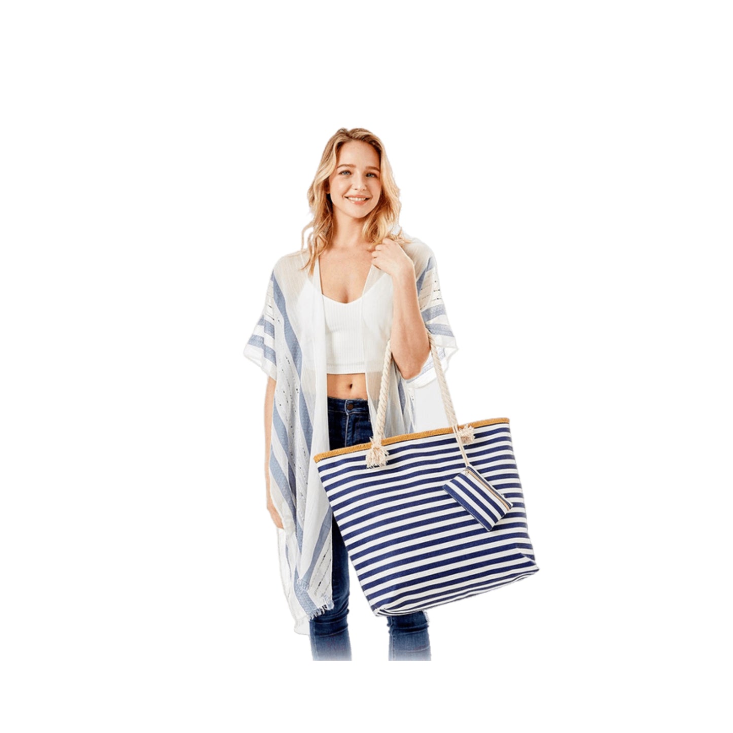 Dockside Stripe Tote Bag