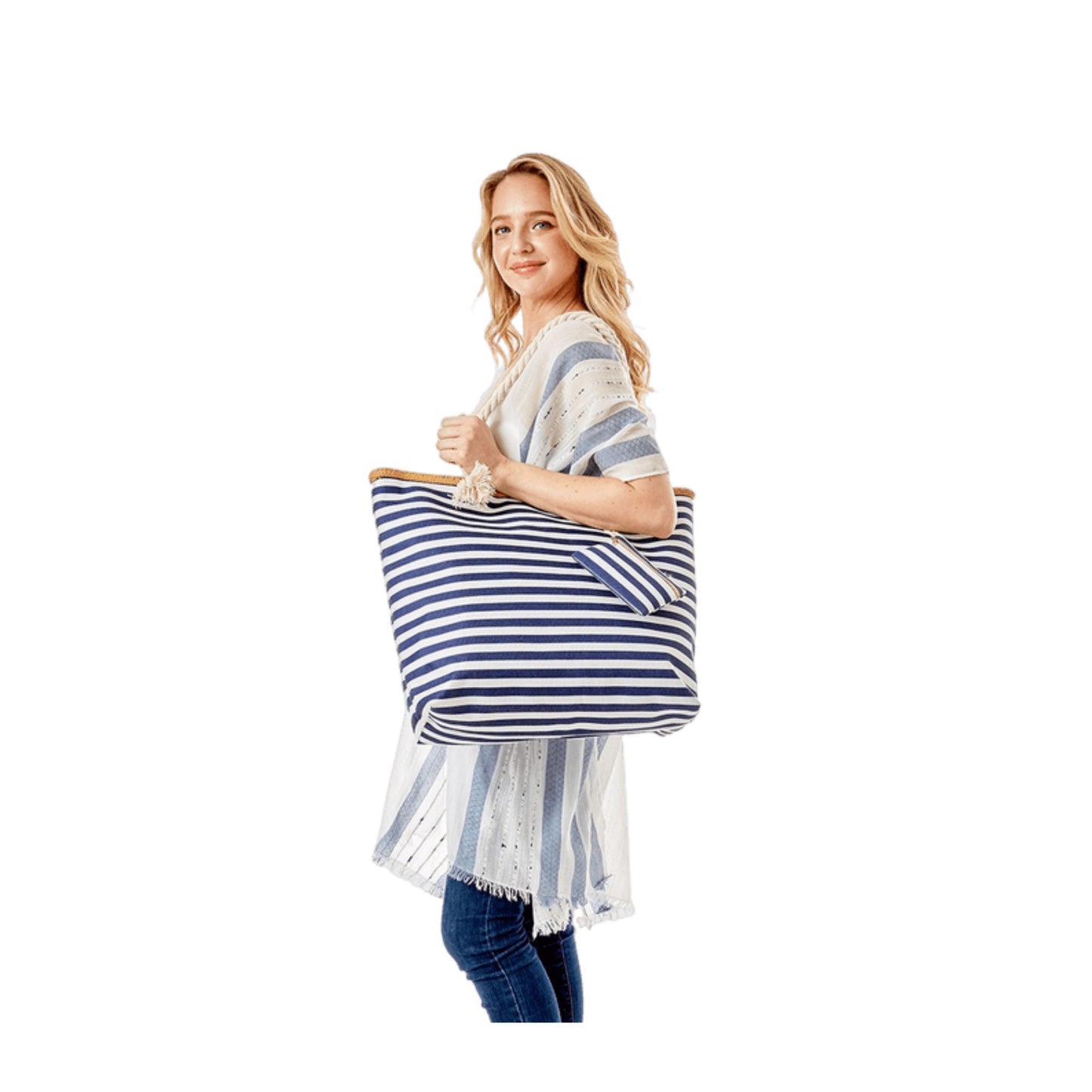 Dockside Stripe Tote Bag